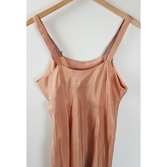 Vintage Francine Women's Sz. 40/M Nude 60's Slip/Dress Midi Length - Picture 6 of 7